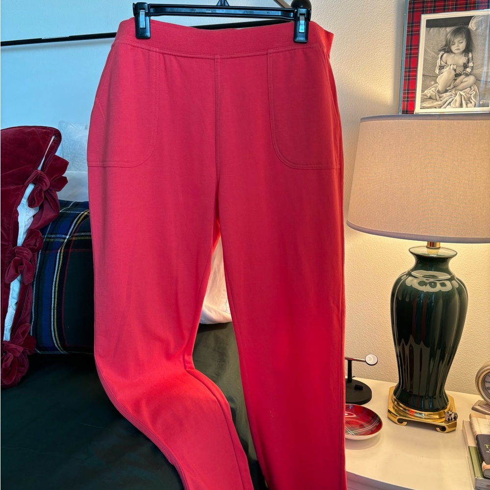 Anthropologie comfortable, quality fabric pants. Also have navy ones for sale.